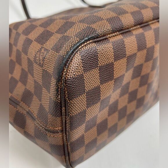 AUTHENTIC LOUIS VUITTON NEVERFULL MM Damier Ebene Tote bag - Picture 8 of 13